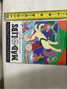 Unicorns Mermaids Mad Libs Game - Purple, Green, Yellow, Blue, Orange